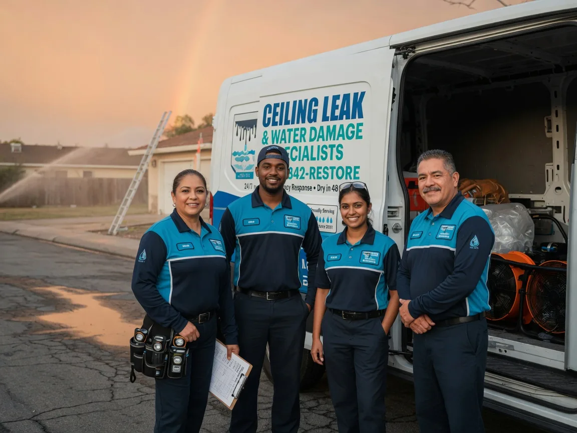 Ceiling Leak Cleanup company in Vanderbilt, TX