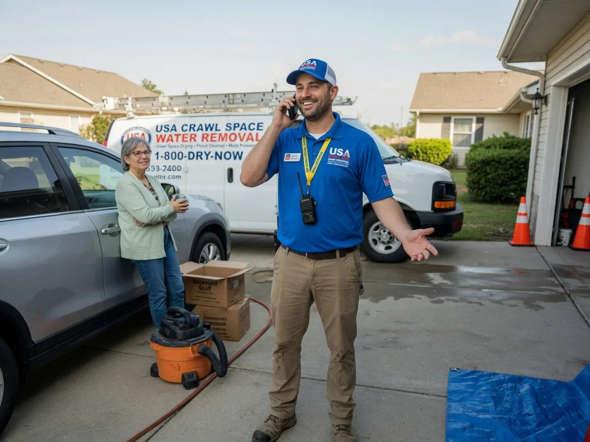 Crawl Space Water Removal Vanderbilt, TX FAQs
